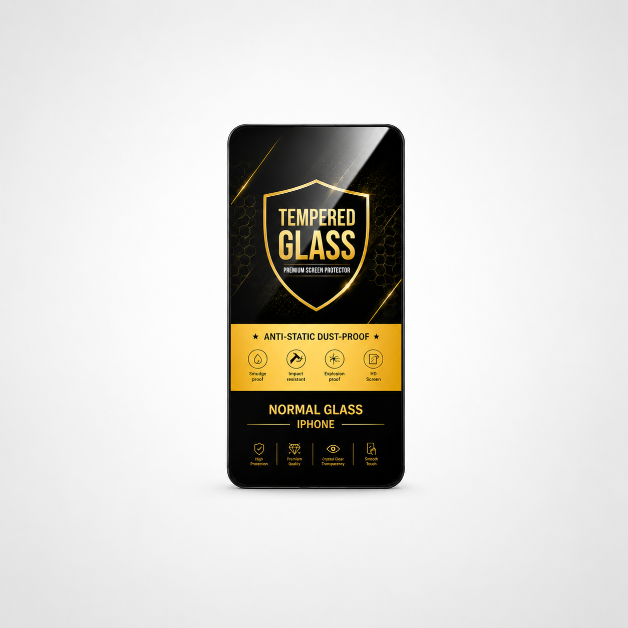 Normal Tempered Glass for iPhone